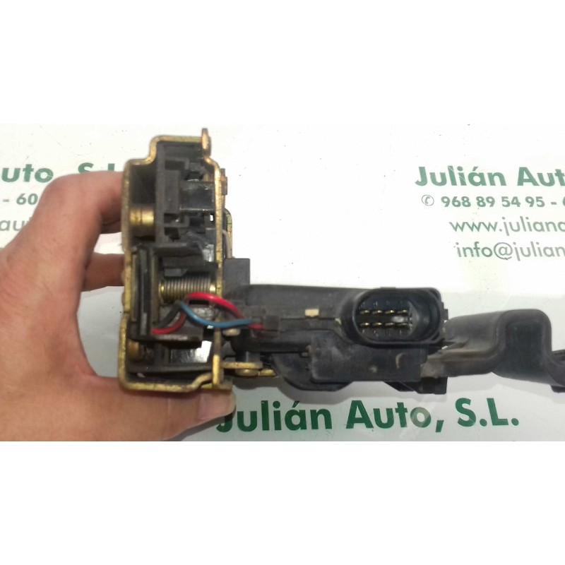 Recambio de cerradura puerta trasera derecha para seat leon (1m1) stella referencia OEM IAM 3B1837016A 4+4 PINES NEGRO