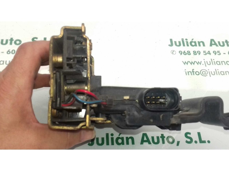 Recambio de cerradura puerta trasera derecha para seat leon (1m1) stella referencia OEM IAM 3B1837016A 4+4 PINES NEGRO