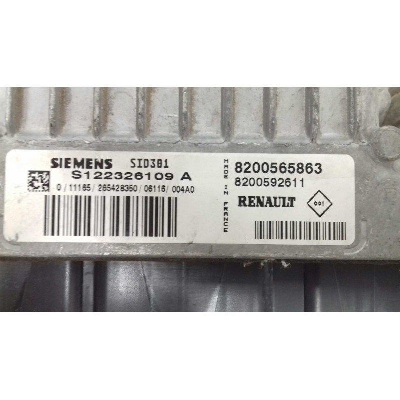 Recambio de centralita motor uce para renault scenic ii authentique referencia OEM IAM S122326109A 8200412548 KIT - SIEMENS