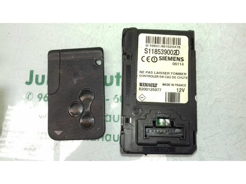 Recambio de centralita motor uce para renault scenic ii authentique referencia OEM IAM S122326109A 8200412548 KIT - SIEMENS