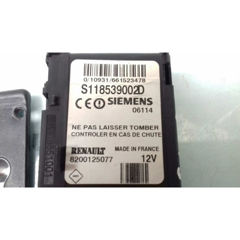 Recambio de centralita motor uce para renault scenic ii authentique referencia OEM IAM S122326109A 8200412548 KIT - SIEMENS