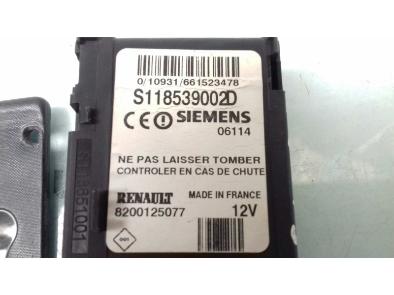 Recambio de centralita motor uce para renault scenic ii authentique referencia OEM IAM S122326109A 8200412548 KIT - SIEMENS