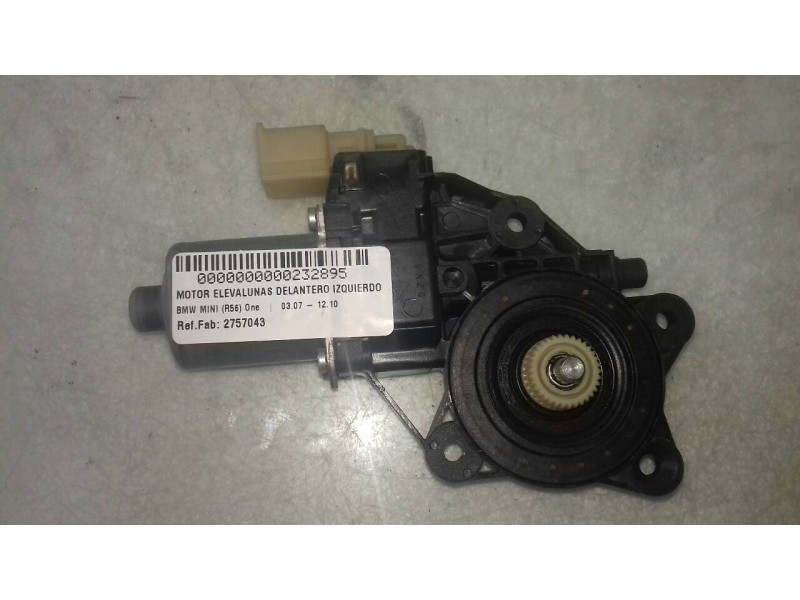 Recambio de motor elevalunas delantero izquierdo para bmw mini (r56) one referencia OEM IAM 2757043 130822380 BOSCH