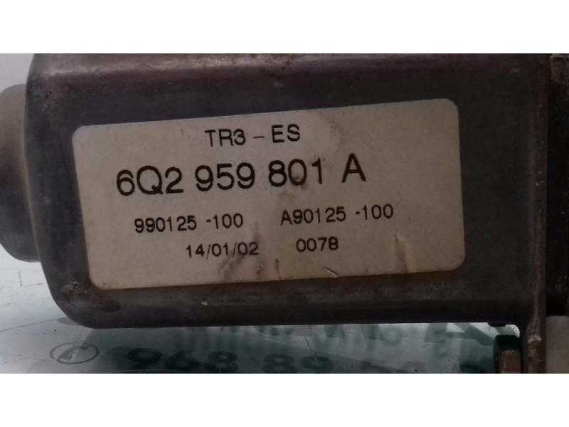 Recambio de motor elevalunas delantero derecho para seat ibiza (6l1) cool referencia OEM IAM 6Q2959801A 104383101 05074140