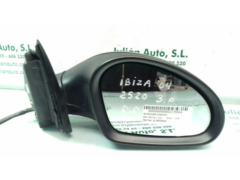 Recambio de retrovisor derecho para seat ibiza (6l1) cool referencia OEM IAM 6L1857502H  MANUAL