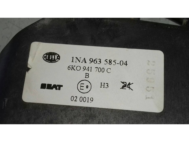 Recambio de faro antiniebla derecho para seat ibiza (6k1) select referencia OEM IAM 6K0941700C  
