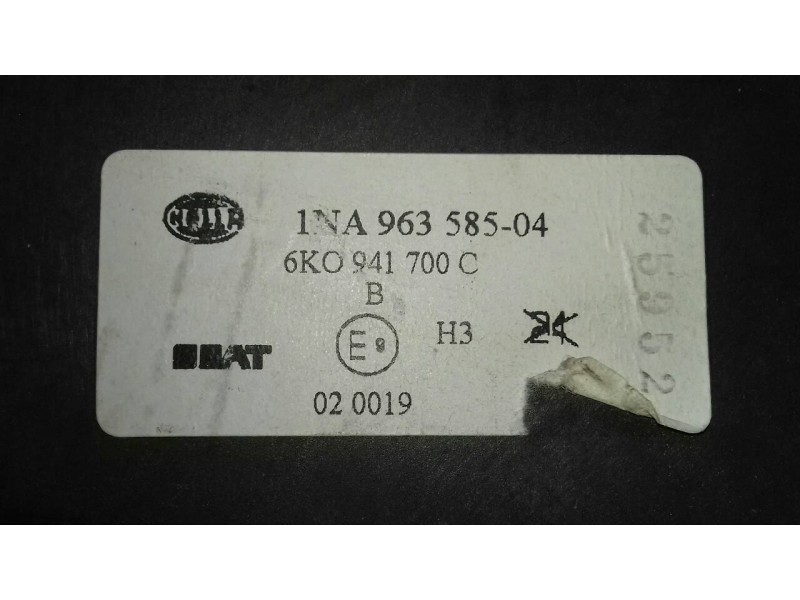 Recambio de faro antiniebla derecho para seat ibiza (6k1) select referencia OEM IAM 6K0941700C  