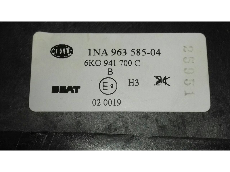 Recambio de faro antiniebla derecho para seat ibiza (6k1) select referencia OEM IAM 6K0941700C  