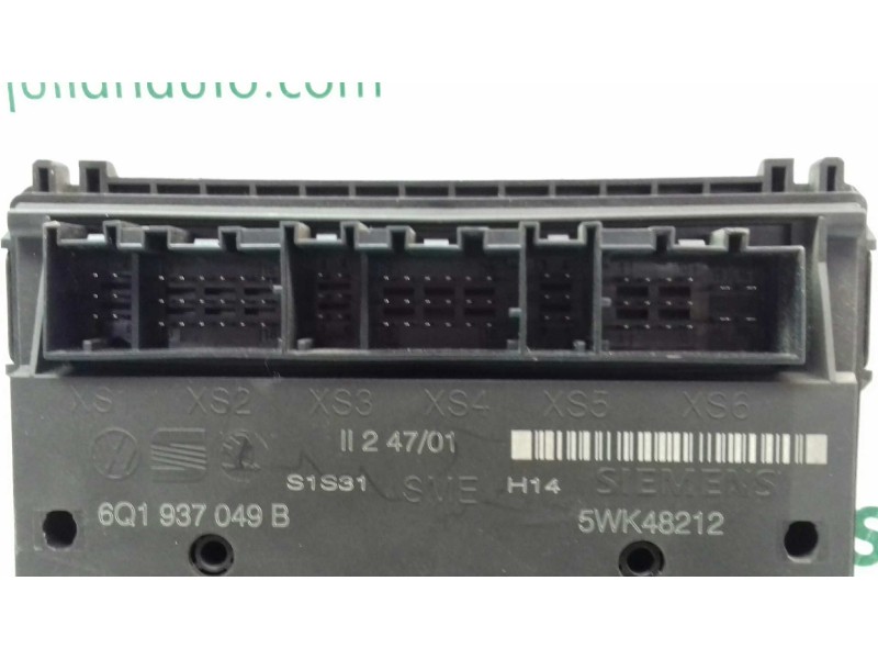 Recambio de modulo confort para seat ibiza (6l1) cool referencia OEM IAM 6Q1937049B 5WK48212 SIEMENS