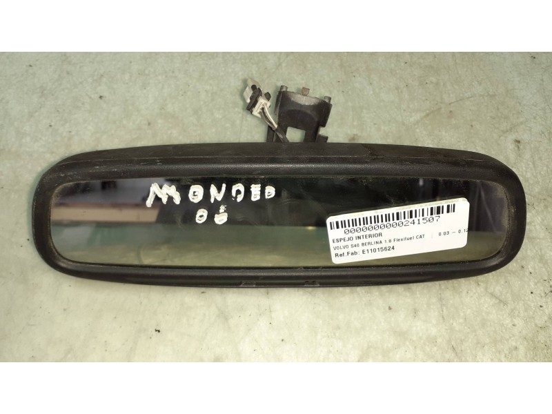 Recambio de espejo para volvo s40 berlina 1.8 flexifuel cat referencia OEM IAM E11015624 GENTEX JS7A17E67BBA
