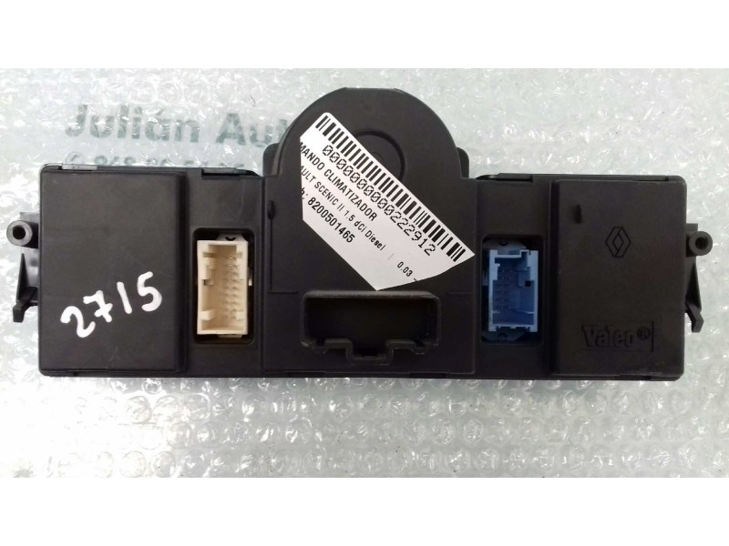 Recambio de mando climatizador para renault scenic ii authentique referencia OEM IAM 8200501465 69340055 VALEO