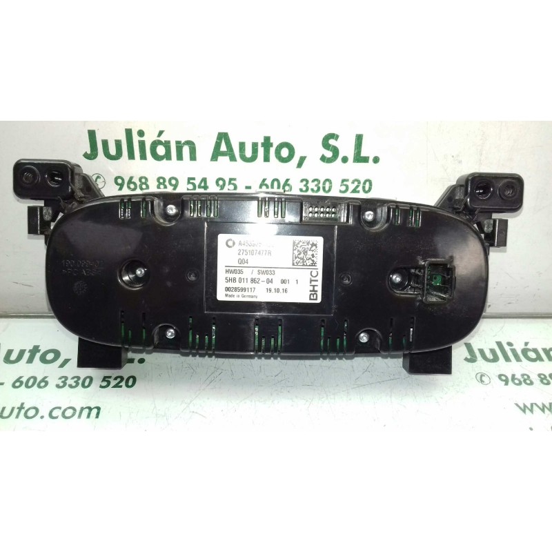 Recambio de mando climatizador para smart forfour basis (66kw) (453.044) referencia OEM IAM A4539051100 275107477R BHTC