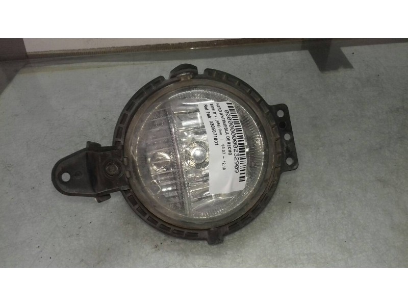 Recambio de faro antiniebla derecho para bmw mini (r56) one referencia OEM IAM 0305071001  