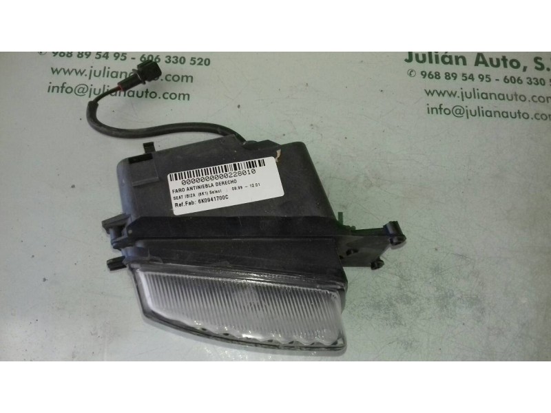 Recambio de faro antiniebla derecho para seat ibiza (6k1) select referencia OEM IAM 6K0941700C  
