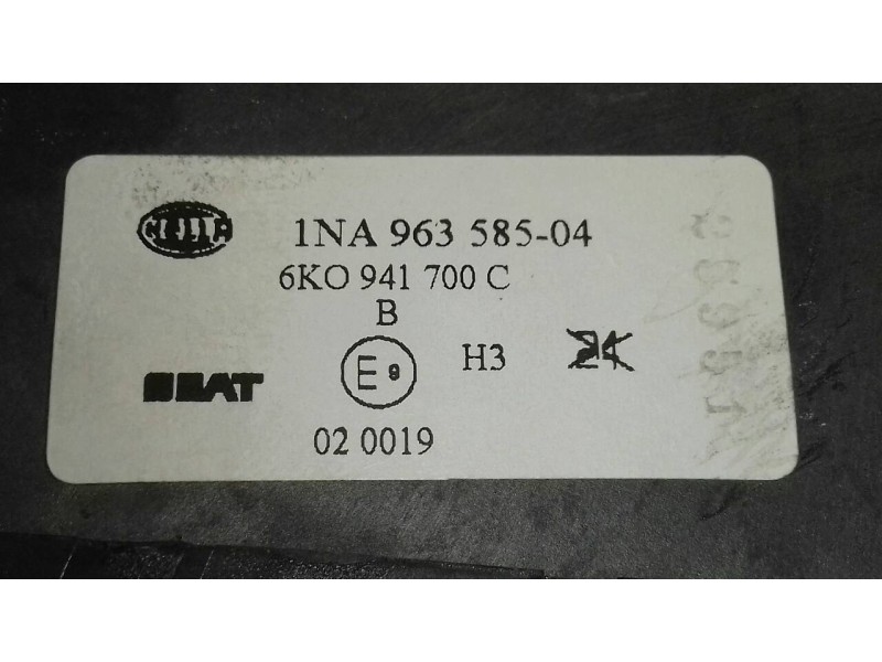 Recambio de faro antiniebla derecho para seat ibiza (6k1) select referencia OEM IAM 6K0941700C  