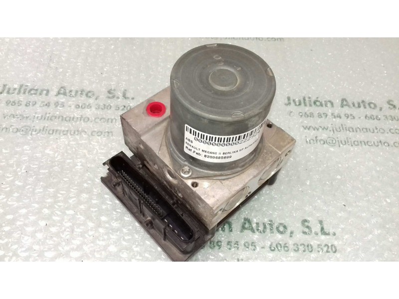 Recambio de abs para renault megane ii berlina 5p authentique referencia OEM IAM 8200685699 0265950728 0265234601