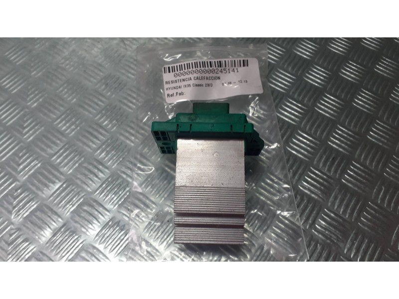 Recambio de resistencia calefaccion para hyundai ix35 classic 2wd referencia OEM IAM  CONECTOR 4 PINES 