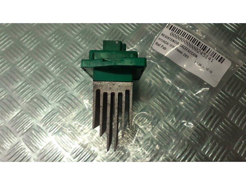 Recambio de resistencia calefaccion para hyundai ix35 classic 2wd referencia OEM IAM  CONECTOR 4 PINES 