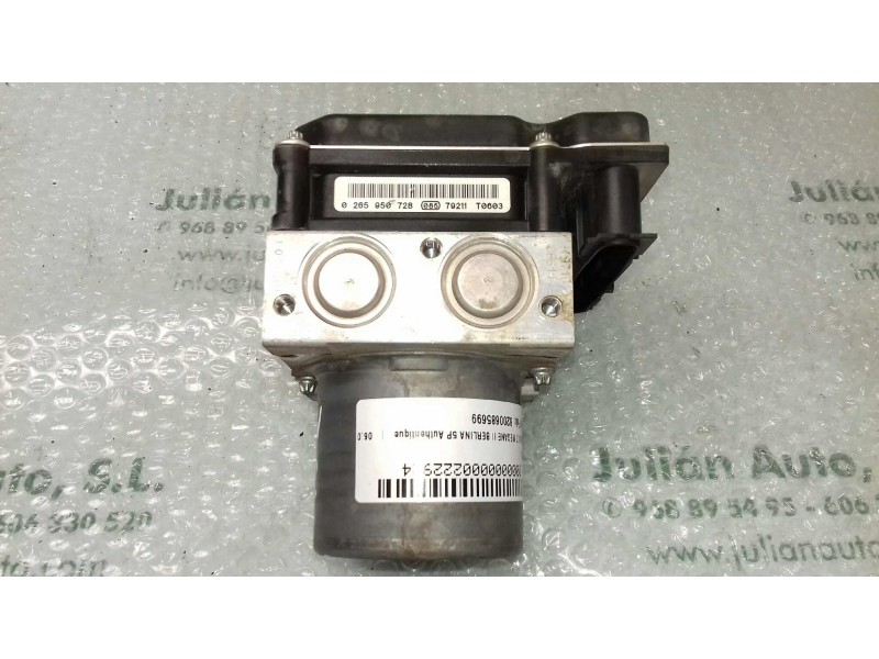 Recambio de abs para renault megane ii berlina 5p authentique referencia OEM IAM 8200685699 0265950728 0265234601