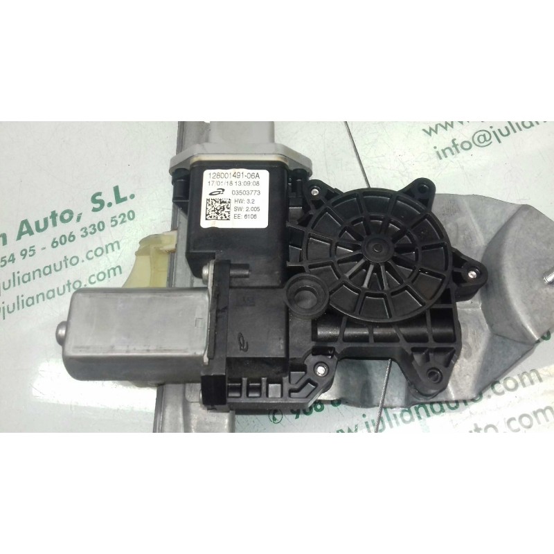 Recambio de elevalunas delantero derecho para smart forfour basis (66kw) (453.044) referencia OEM IAM 807200925R 128001491 ELECT