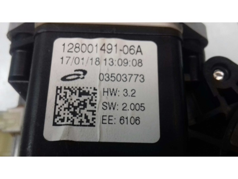 Recambio de elevalunas delantero derecho para smart forfour basis (66kw) (453.044) referencia OEM IAM 807200925R 128001491 ELECT