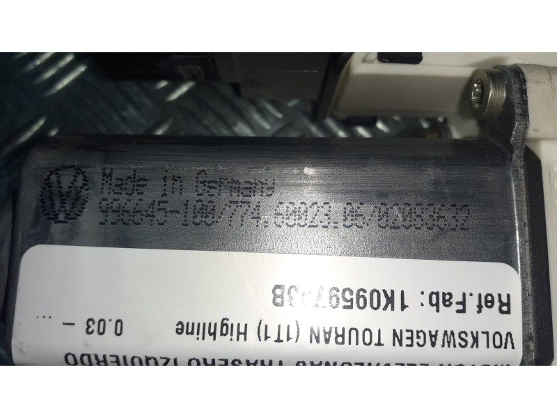 Recambio de motor elevalunas trasero izquierdo para volkswagen touran (1t1) highline referencia OEM IAM 1K0959703B  