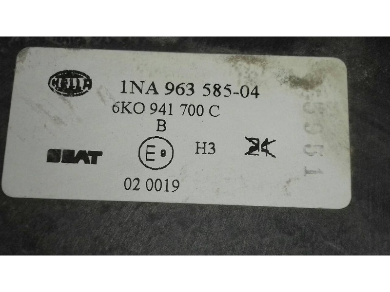 Recambio de faro antiniebla derecho para seat ibiza (6k1) select referencia OEM IAM 6K0941700C   Recambio de faro antiniebla derecho para seat ibiza (6k1) select referencia OEM IAM 6K0941700C