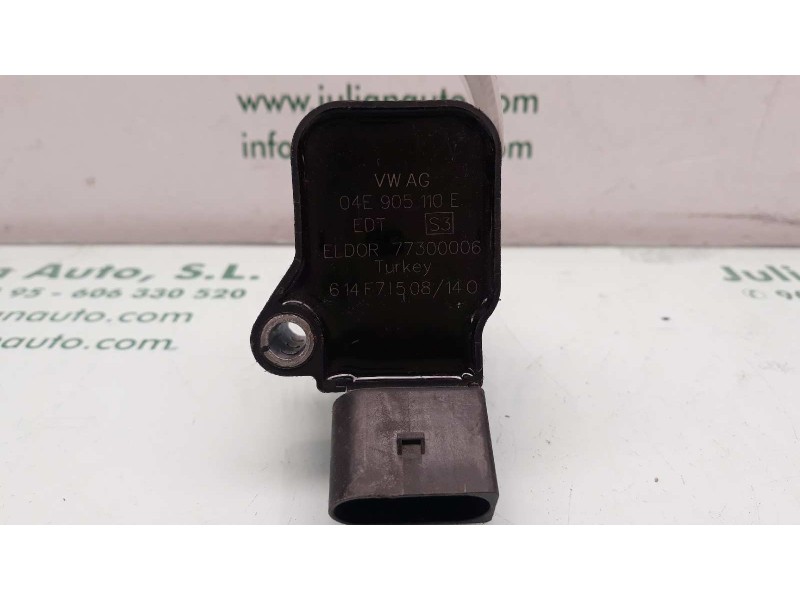 Recambio de bobina encendido para seat leon (5f1) reference referencia OEM IAM 04E905110E  4 PINES