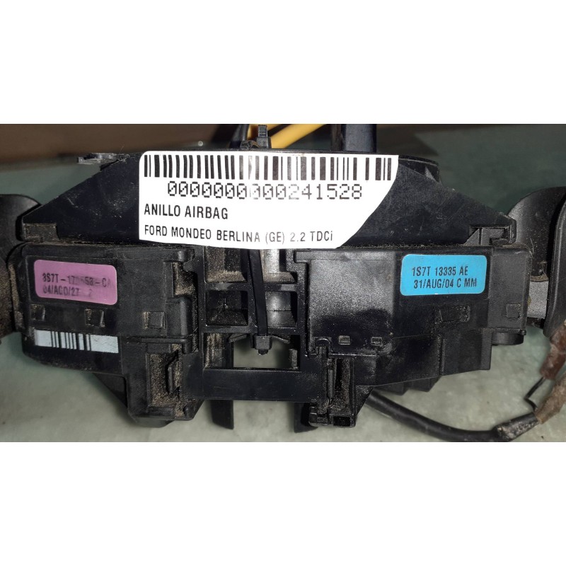 Recambio de anillo airbag para ford mondeo berlina (ge) 2.2 tdci referencia OEM IAM 1S7T14A644AD 3S7T17A553CA 1S7T1335AE