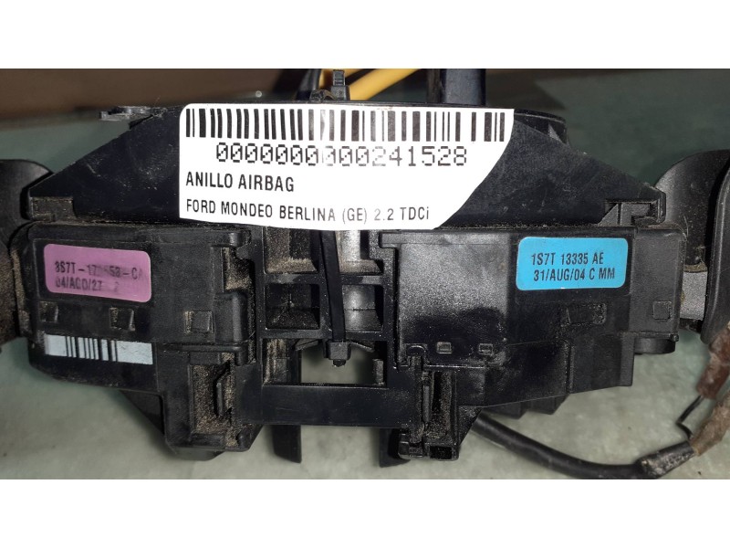 Recambio de anillo airbag para ford mondeo berlina (ge) 2.2 tdci referencia OEM IAM 1S7T14A644AD 3S7T17A553CA 1S7T1335AE