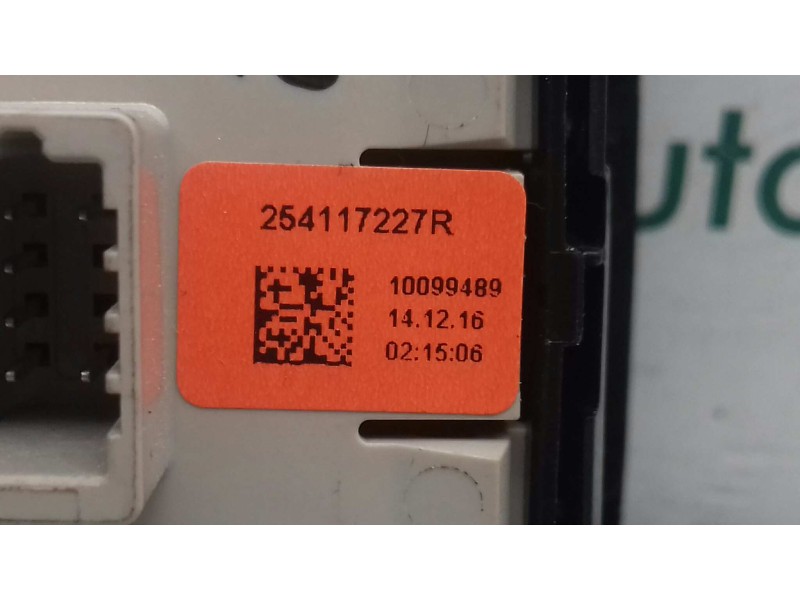 Recambio de mando elevalunas delantero izquierdo para smart forfour basis (66kw) (453.044) referencia OEM IAM 254117227R 1009948