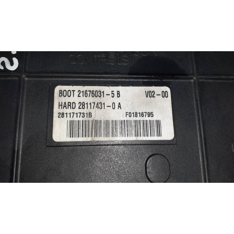 Recambio de caja reles / fusibles para citroen c6 exclusive referencia OEM IAM 96619404180 BSI 2004 H02 JOHNSON CONTROLS