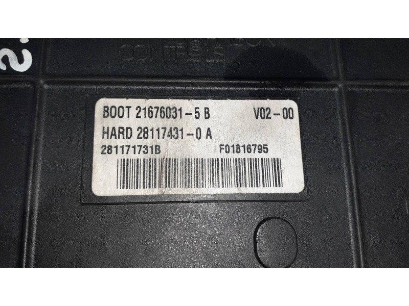 Recambio de caja reles / fusibles para citroen c6 exclusive referencia OEM IAM 96619404180 BSI 2004 H02 JOHNSON CONTROLS