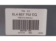 Recambio de elevalunas delantero derecho para seat cordoba berlina (6l2) reference referencia OEM IAM 6L4837752EQ 6L4837756S  2