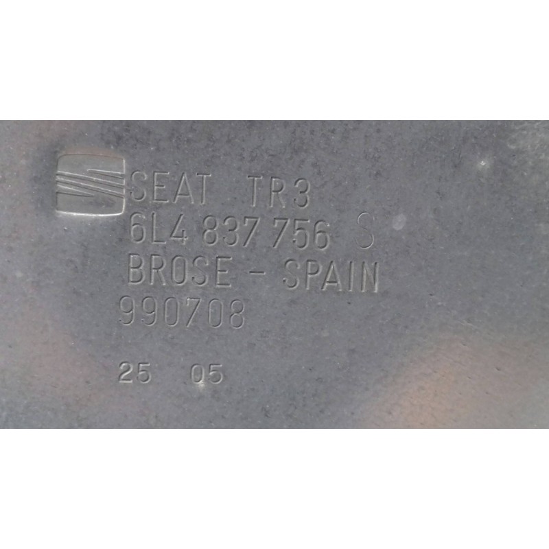 Recambio de elevalunas delantero derecho para seat cordoba berlina (6l2) reference referencia OEM IAM 6L4837752EQ 6L4837756S 