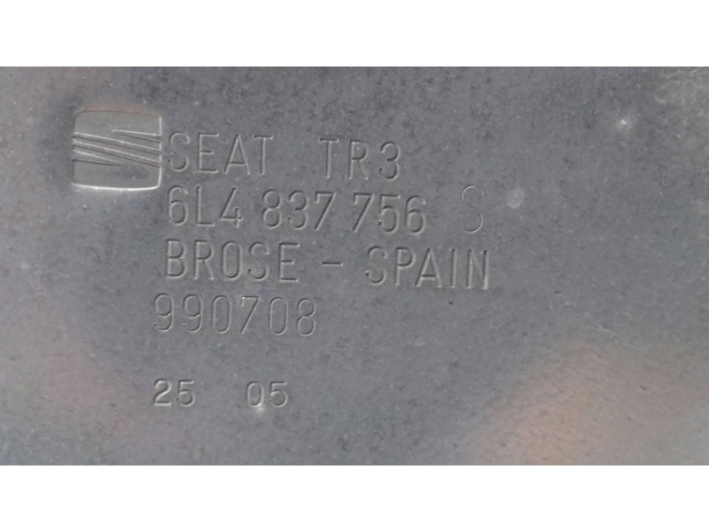 Recambio de elevalunas delantero derecho para seat cordoba berlina (6l2) reference referencia OEM IAM 6L4837752EQ 6L4837756S 