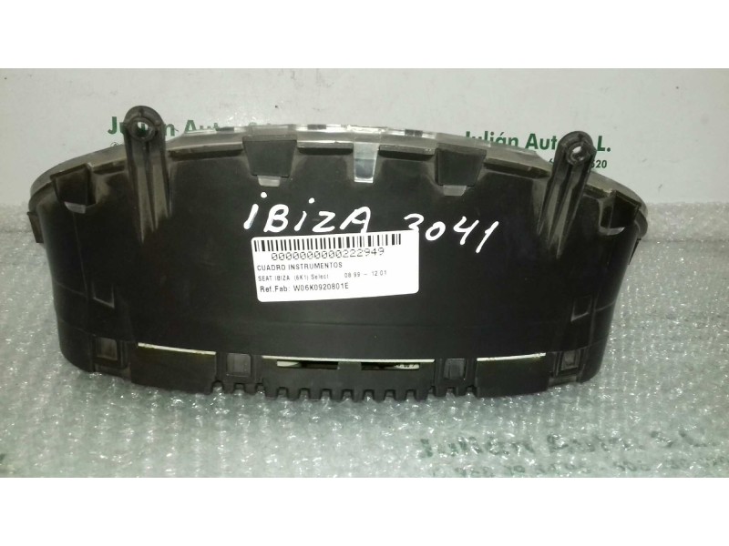 Recambio de cuadro instrumentos para seat ibiza (6k1) select referencia OEM IAM 110008924028 W06K0920801E VDO