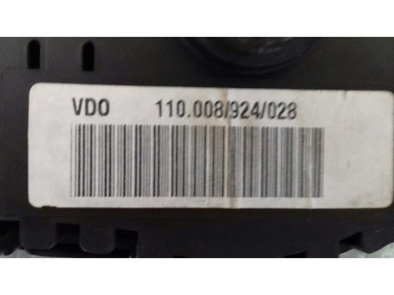 Recambio de cuadro instrumentos para seat ibiza (6k1) select referencia OEM IAM 110008924028 W06K0920801E VDO