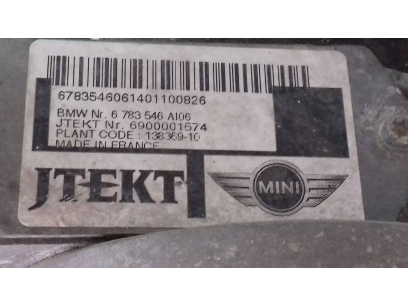 Recambio de cremallera direccion para bmw mini (r56) one referencia OEM IAM 6783546A106 68000027261 6900001574