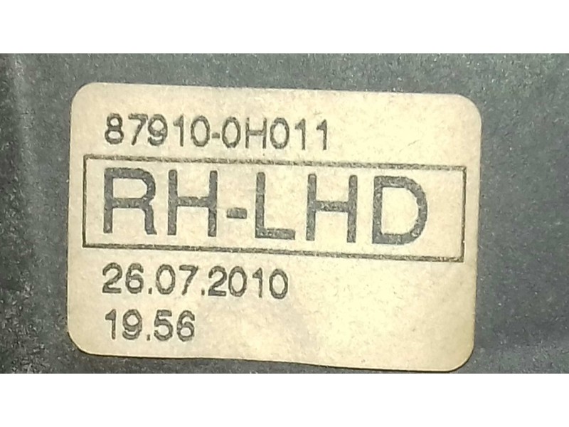 Recambio de retrovisor derecho para peugeot 107 urban referencia OEM IAM 879100H011  MANUAL