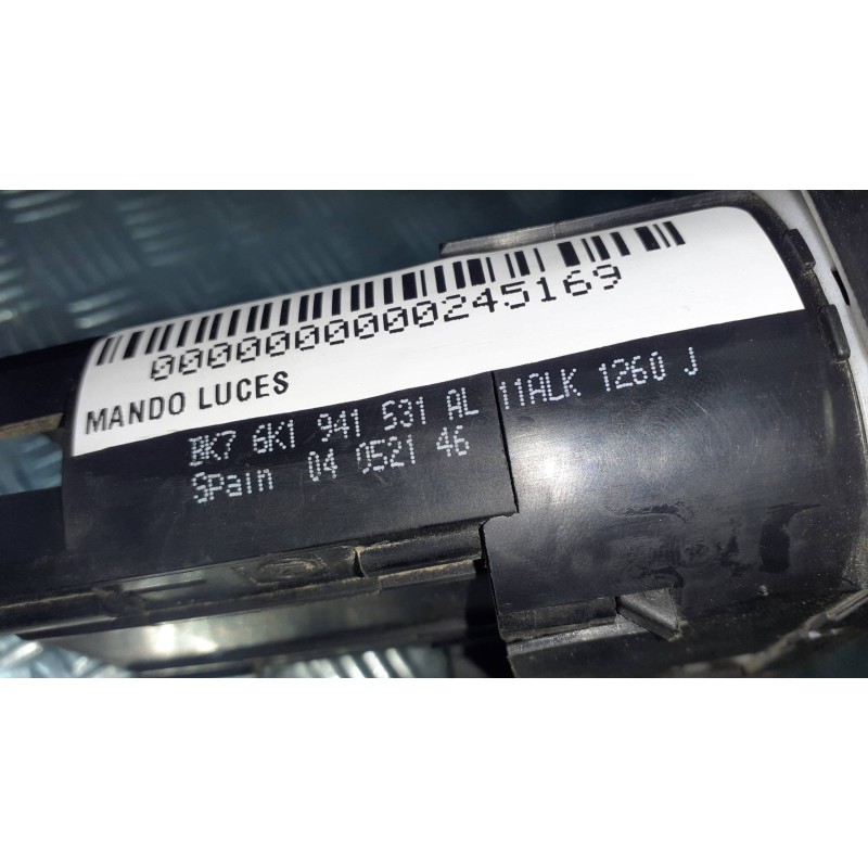 Recambio de mando luces para seat cordoba vario (6k5) stella referencia OEM IAM 6K1941531AL 04052146 54050500