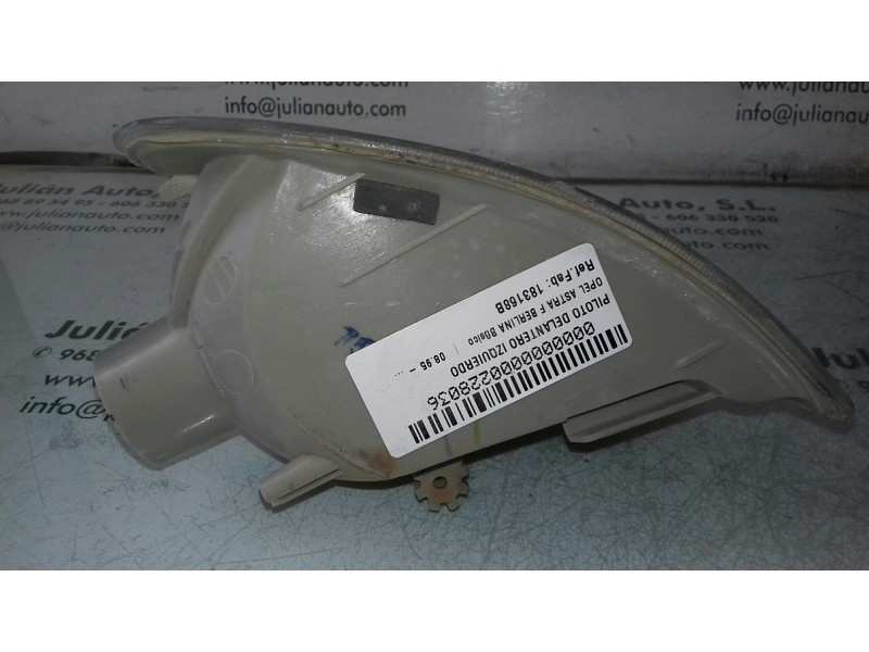 Recambio de piloto delantero izquierdo para opel astra f berlina básico referencia OEM IAM 183168B  
