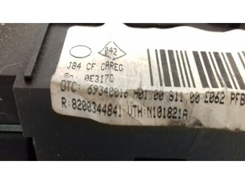 Recambio de mando climatizador para renault scenic ii confort authentique referencia OEM IAM 8200344841  VALEO