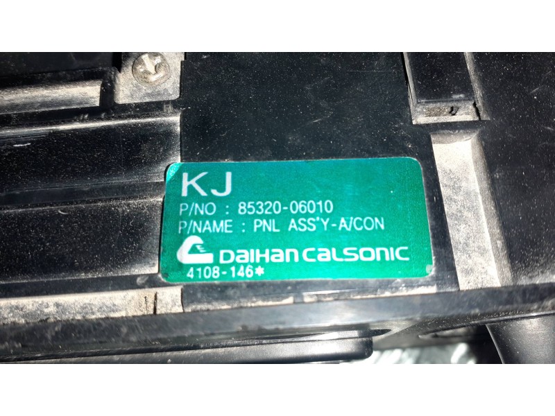 Recambio de mando climatizador para ssangyong korando 2.9 tdi referencia OEM IAM 8532006010  DAIHAN CALSONIC