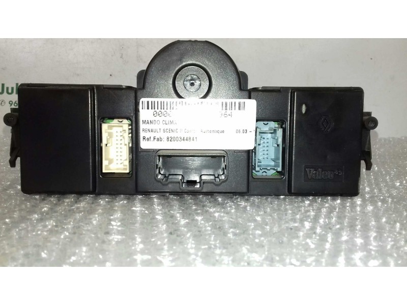 Recambio de mando climatizador para renault scenic ii confort authentique referencia OEM IAM 8200344841  VALEO