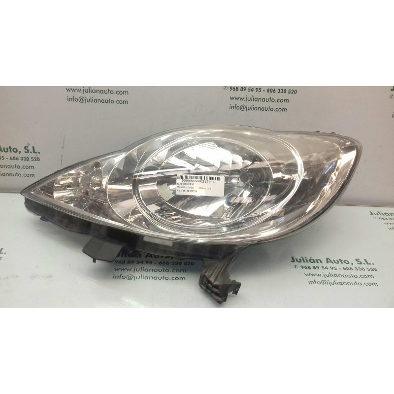 Recambio de faro izquierdo para peugeot 107 urban referencia OEM IAM 89555234 89555234 VALEO