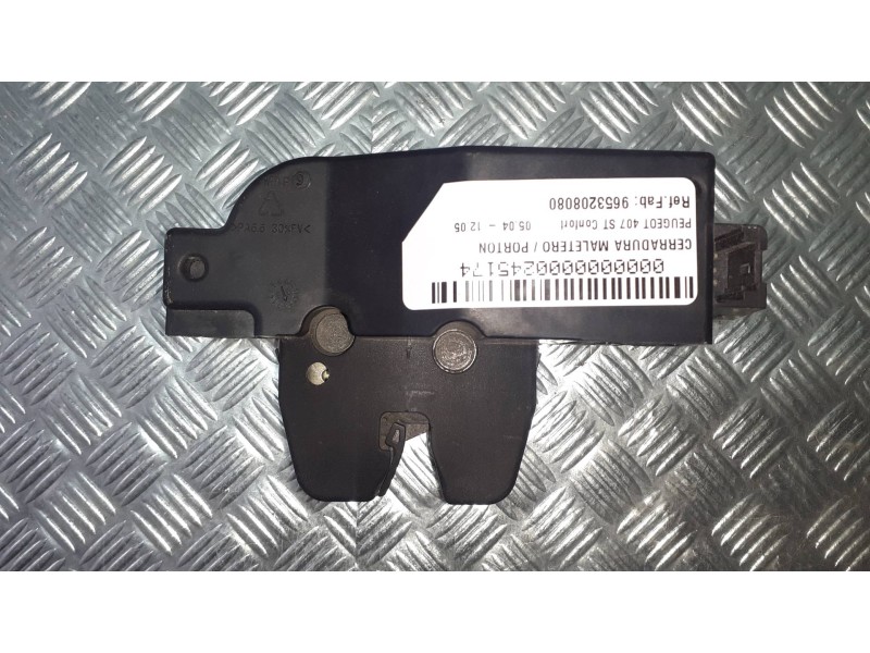 Recambio de cerradura maletero / porton para peugeot 407 st confort referencia OEM IAM 9653208080   Recambio de cerradura maletero / porton para peugeot 407 st confort referencia OEM IAM 9653208080