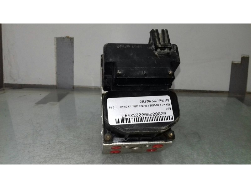 Recambio de abs para renault megane i scenic (ja0) 1.9 diesel referencia OEM IAM 0273004395   Recambio de abs para renault megane i scenic (ja0) 1.9 diesel referencia OEM IAM 0273004395