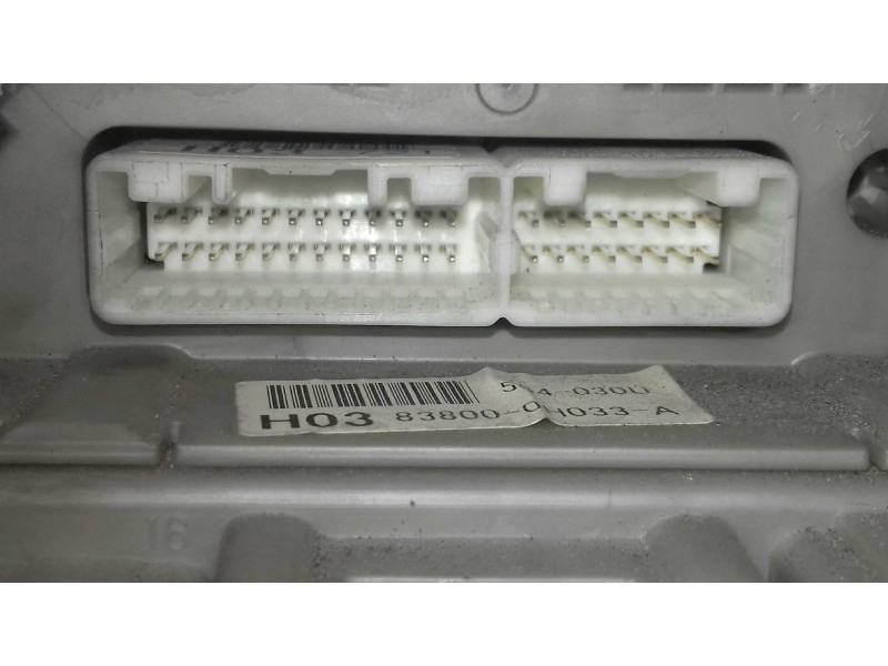 Recambio de cuadro instrumentos para peugeot 107 urban referencia OEM IAM 917010A26 838000H033A 564030U