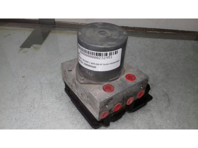 Recambio de abs para renault megane ii berlina 5p confort authentique referencia OEM IAM 0265950300  